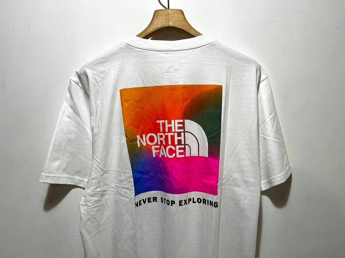 送料￥380 新品 日本未発売 正規品 USA限定 日本未発売 The North Face ノースフェイス US-XXL ボックスロゴ Tシャツ ホワイト_画像1