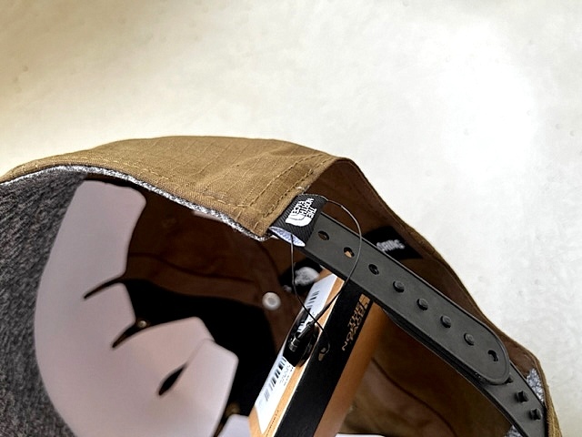 新品 正規品 USA限定 日本未発売 The North Face ノースフェイス リップストップ キャップ ミリタリーオリーブ 帽子 フリーサイズの画像10
