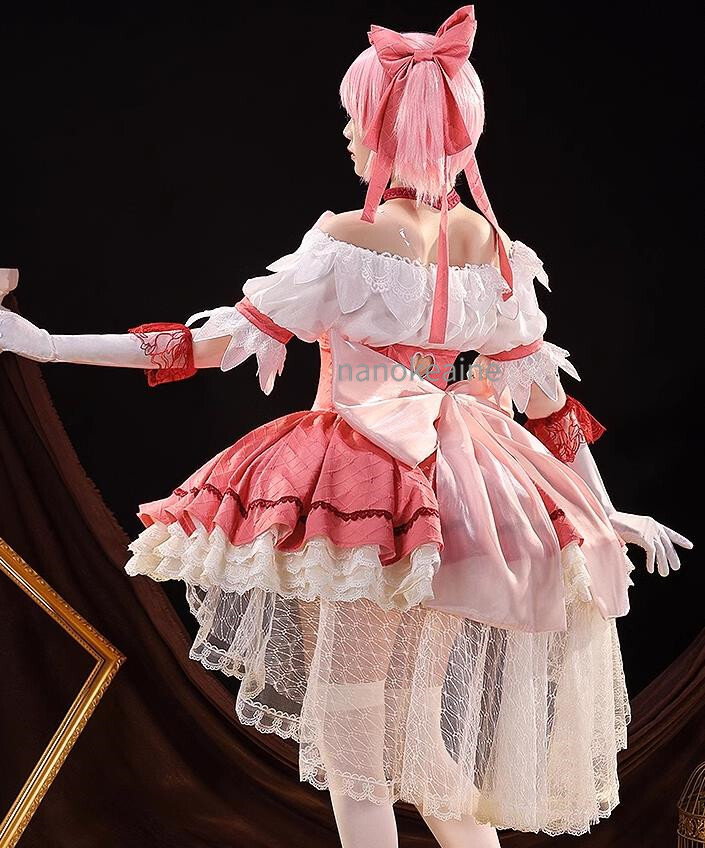 豪華版！魔法少女まどか☆マギカ 鹿目まどか〈ワルプルギスの廻天〉コスプレ衣装(パニエ　 ウィッグ 靴別売り)風_画像2