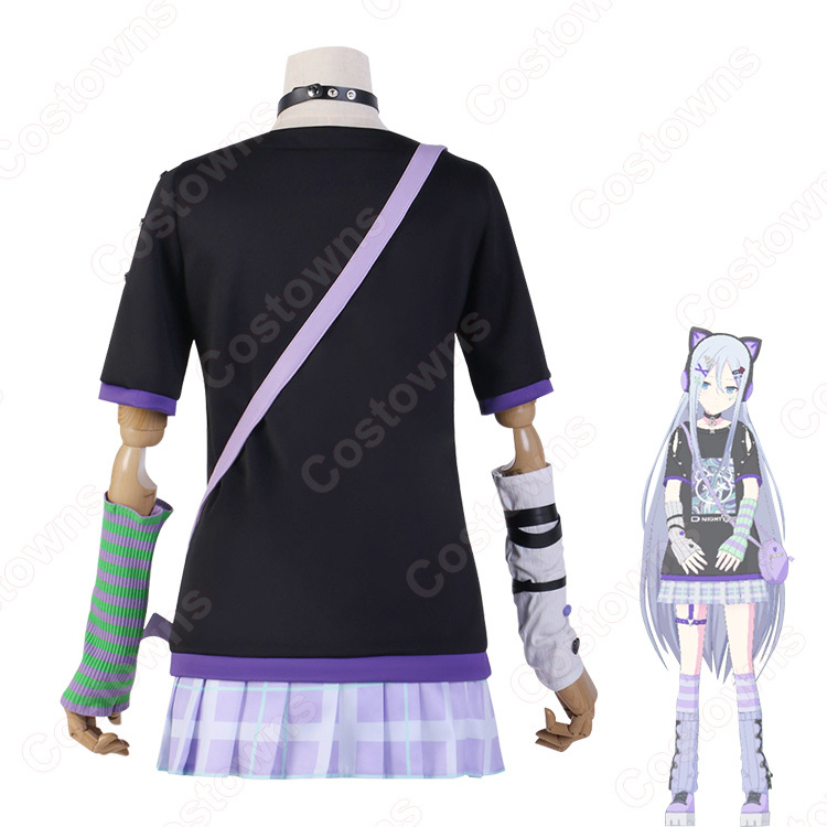 初音ミク 宵崎奏/朝比奈 コスプレ衣装1着風(ウィッグ 靴別売り 初音ミク 宵崎奏/朝比奈 コスプレ衣装1着風(ウィッグ 靴別売り