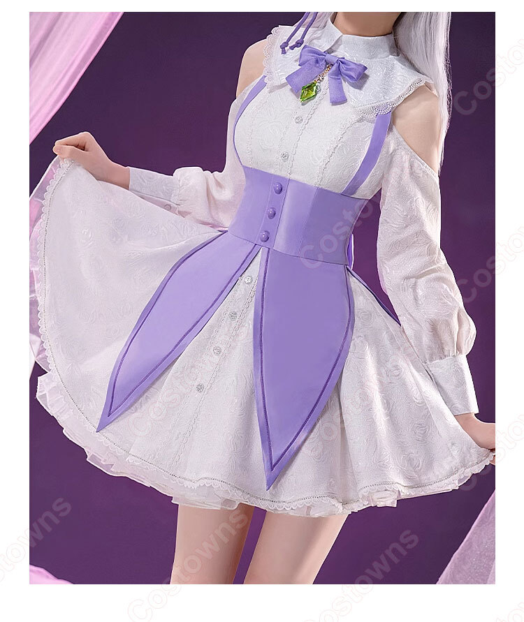 Re:ゼロから始める異世界生活 Memory Snow エミリア コスプレ Re:ゼロから始める異世界生活 Memory Snow エミリア コスプレ