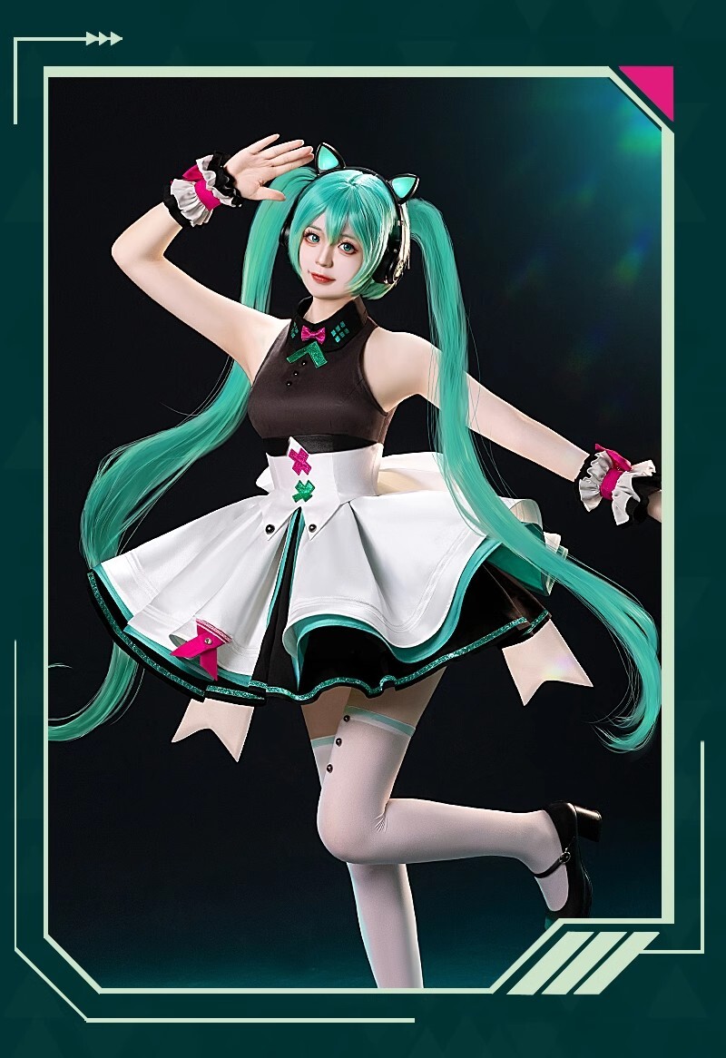 ポケットモンスター × 初音ミク フェアリーミク コスプレ衣装風 ポケットモンスター × 初音ミク フェアリーミク コスプレ衣装風