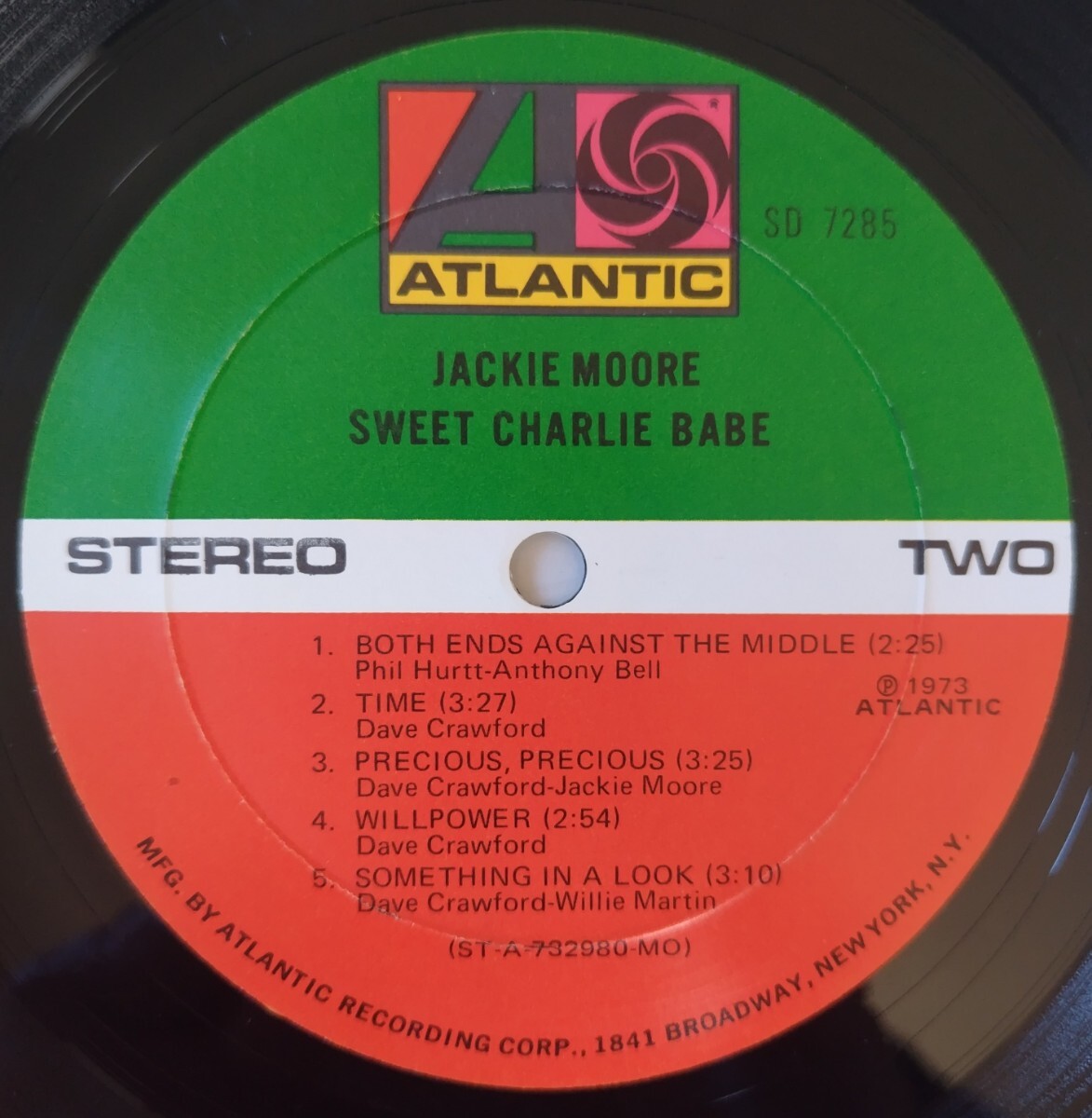 Jackie Moore Sweet Charlie Babe/1973年米国プロモ盤Atlantic SD 7285/MO - Monarch Press_画像4