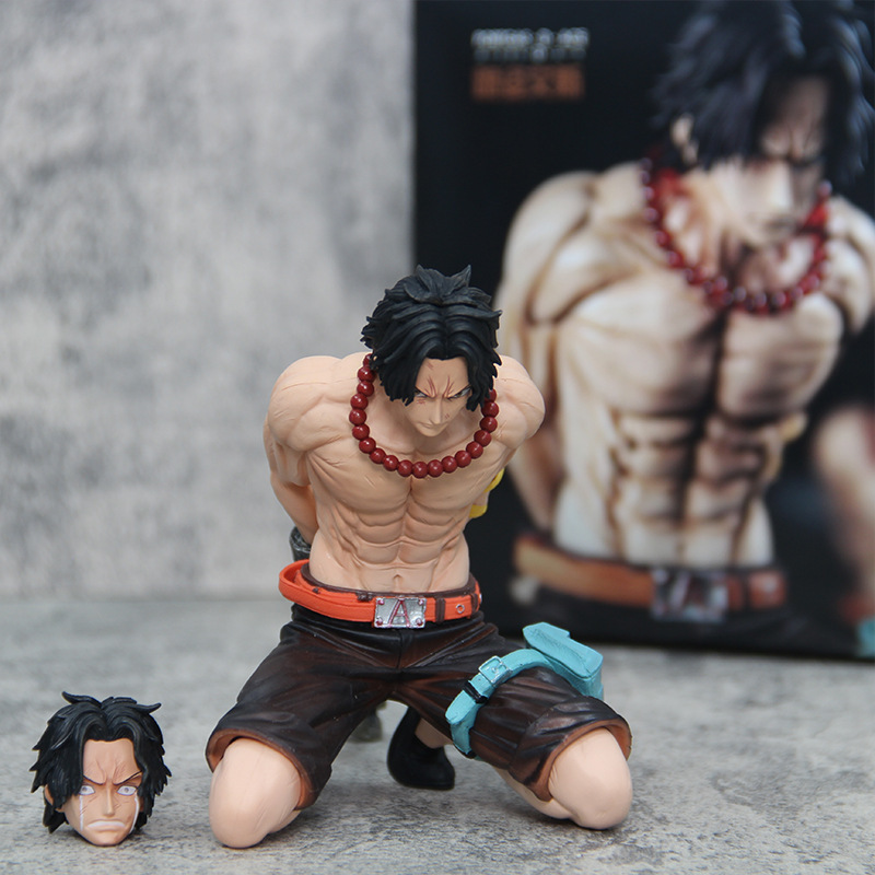 １円スタート！送料無料 ワンピース ONE PIECE ポートガス・D・エース フィギュア 海軍 頂上戦争　GKフィギュア ガレージキットフィギュア_画像1