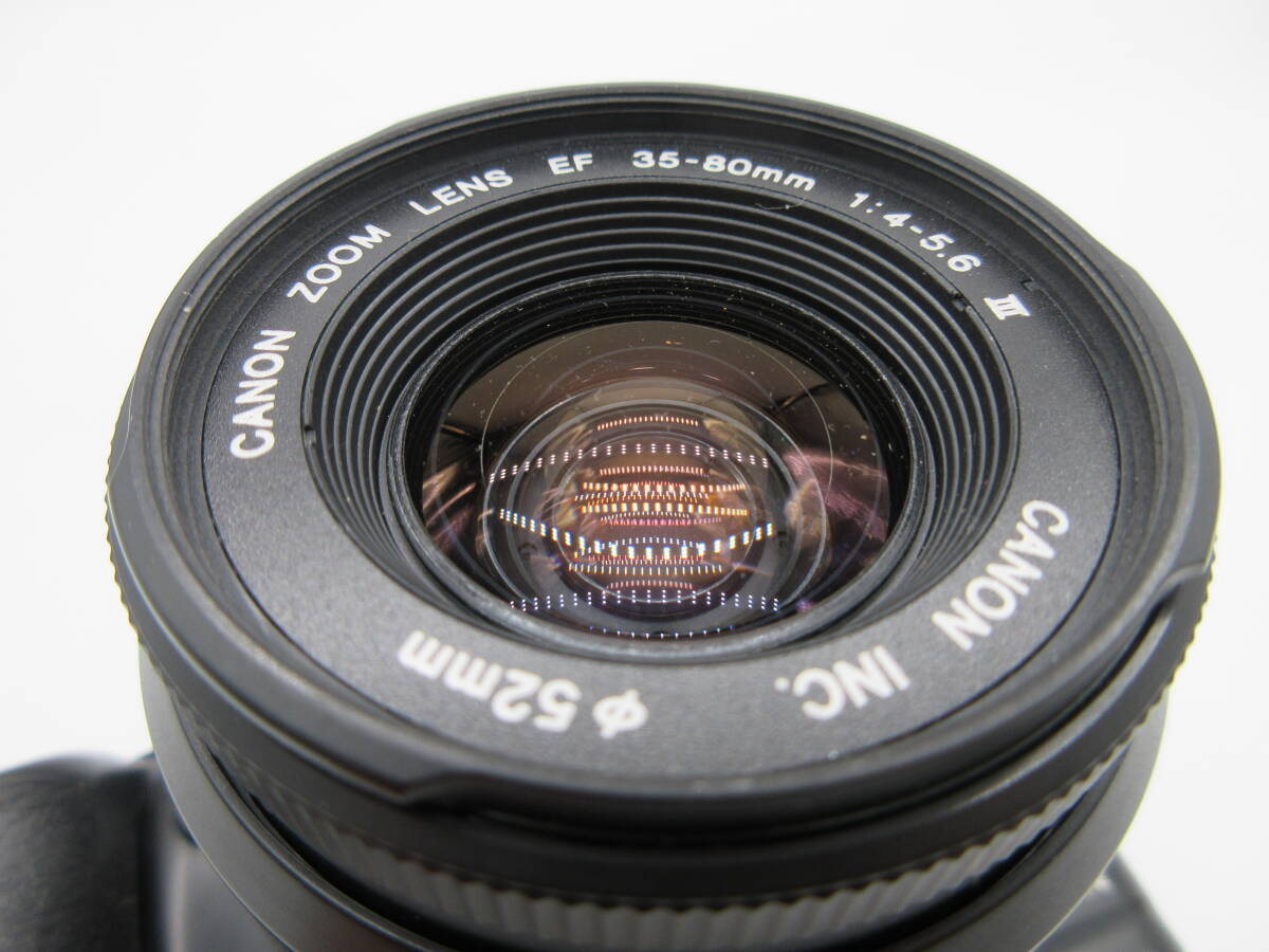 【★１円～★現状販売！】[UK13279]一眼レフカメラ Canon EOS 3000 QUARTZ DATE (CANON ZOOM LENS EF 35-80mm 1:4-5.6 III)_画像7