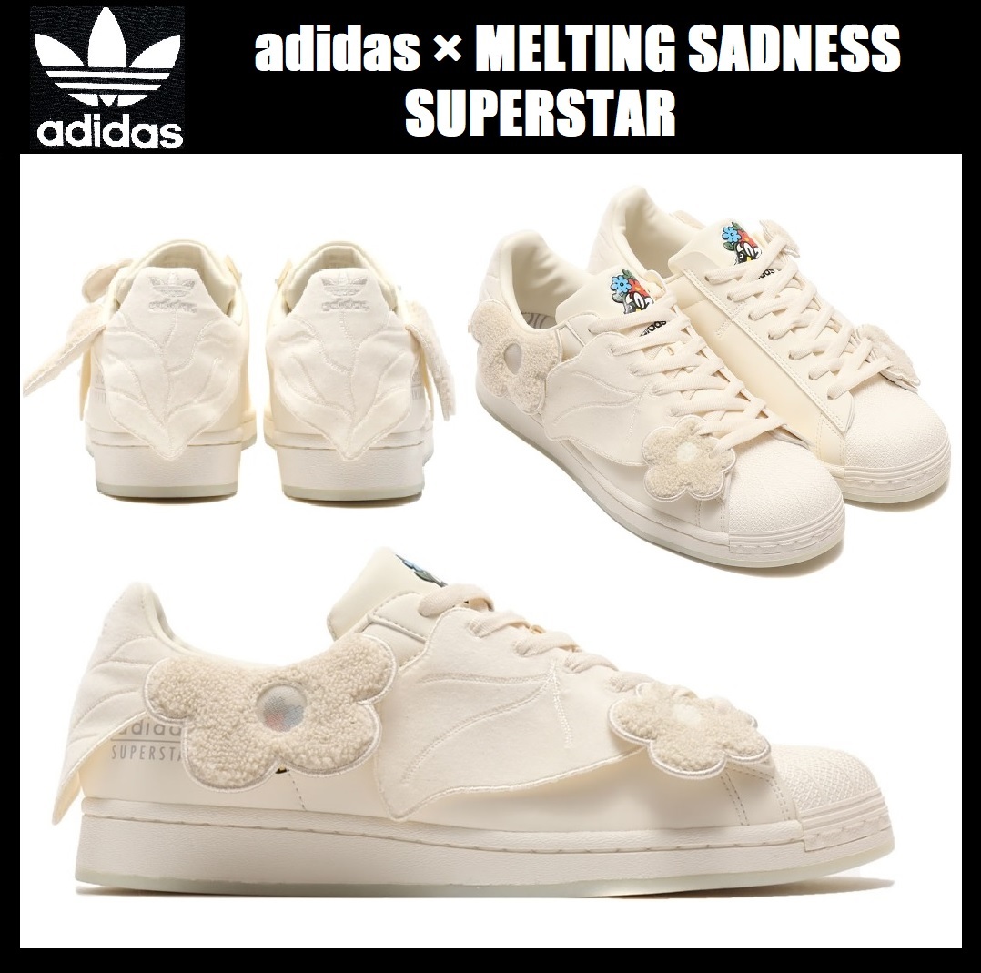 27.0cm ★新品 アディダス × メルティング サッドネス スーパースター スニーカー 白 コラボ adidas × MELTING SADNESS SUPERSTAR GZ2674_画像1