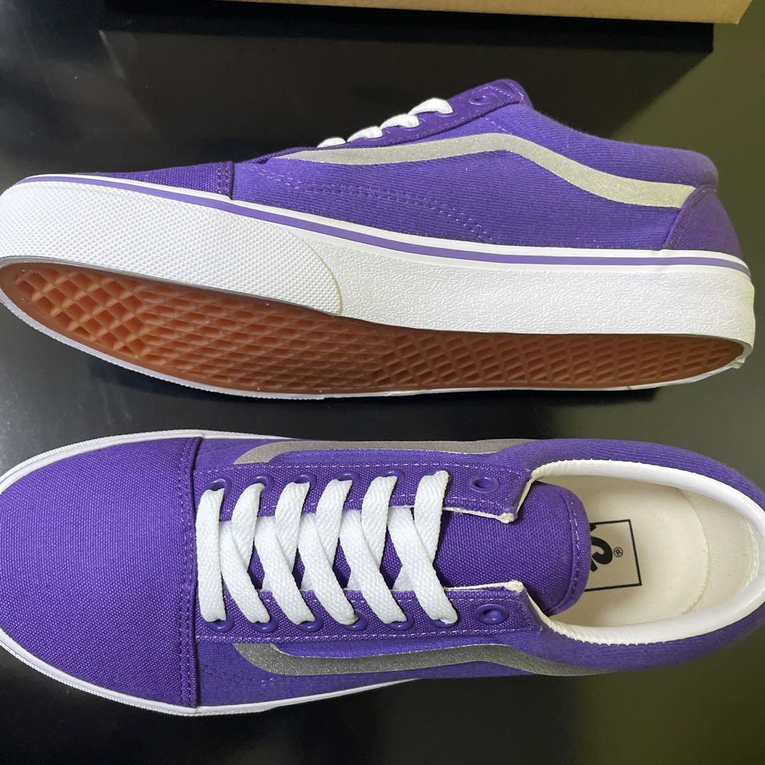 28.0cm ★ 新品 VANS V36CF HGL OLD SKOOL バンズ スニーカー オールドスクール パープル 紫 617602-0002の画像6