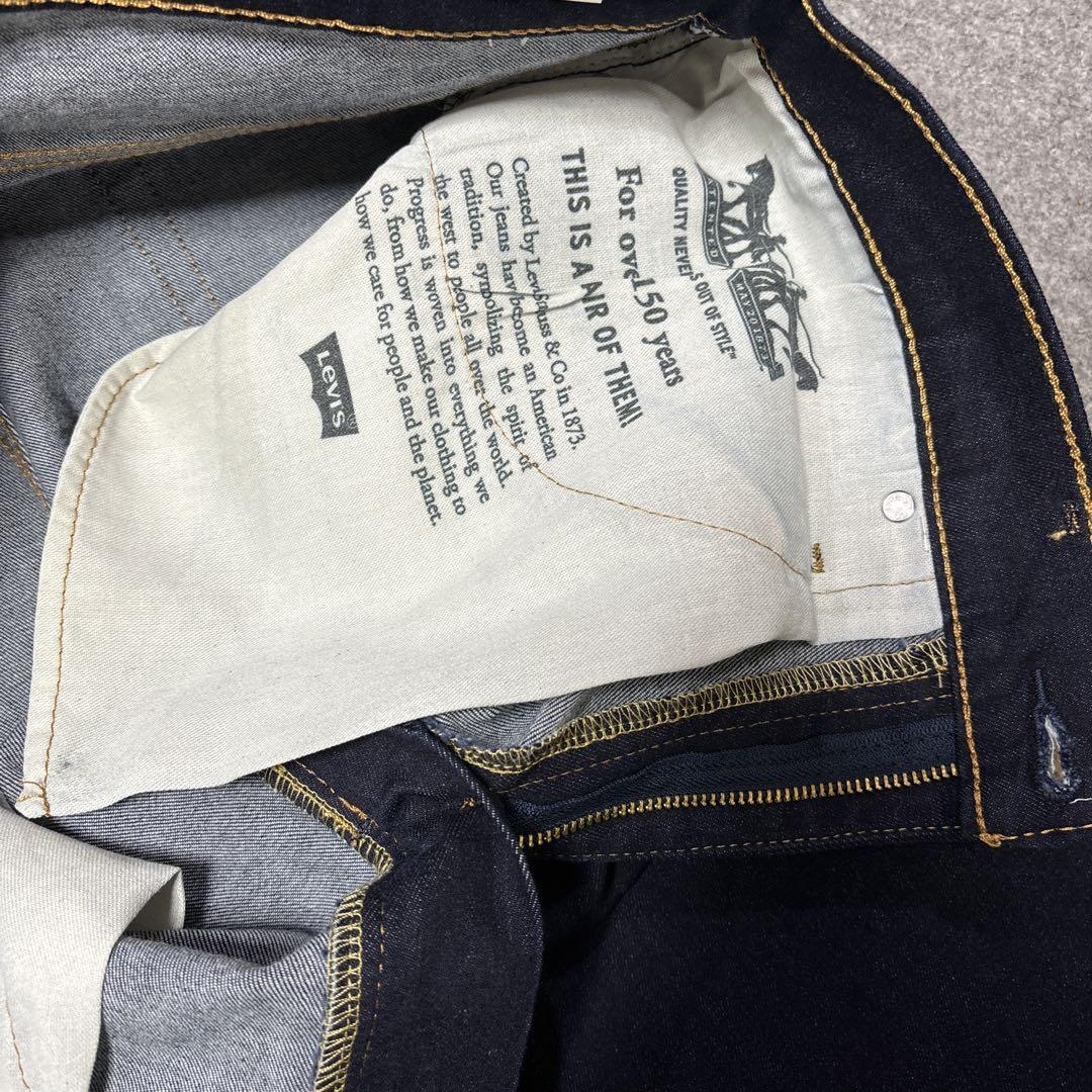 W34 ★新品 リーバイス 512 スリムテーパー インディゴ・リンス/濃紺 ストレッチ デニム パンツ Levi's 28833-0025_画像4