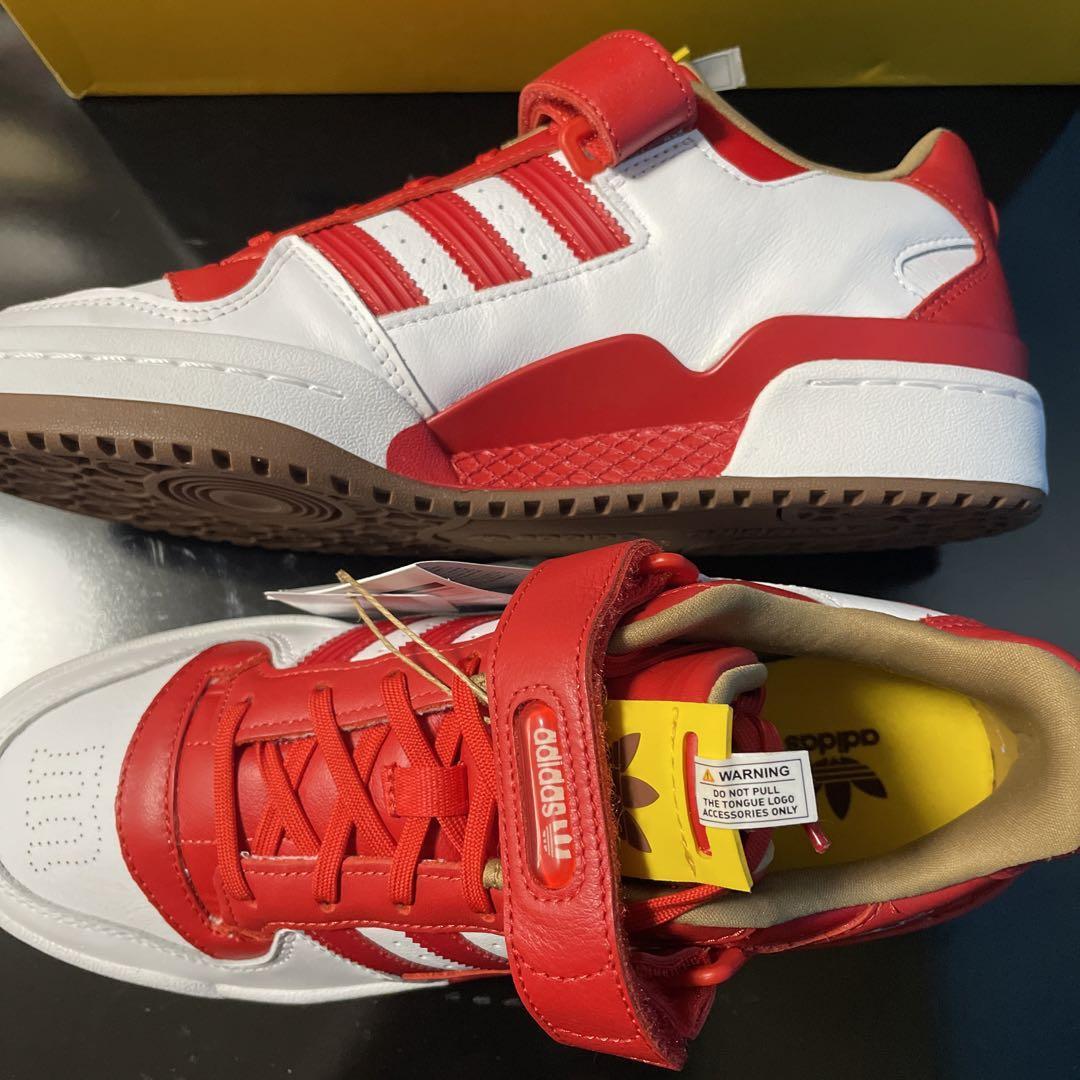 27.0cm ★新品 M&Ms × adidas FORUM LO 84 アディダス × エムアンドエムズ フォーラム ロー 84 スニーカー レッド 赤 コラボ GZ1935