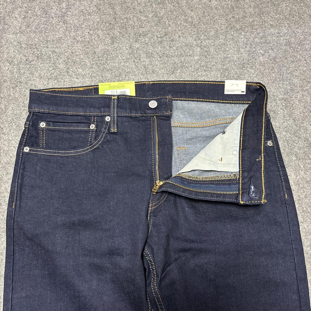 W33 ★新品 リーバイス 512 スリムテーパー インディゴ・リンス/濃紺 ストレッチ デニム パンツ Levi's 28833-0025の画像3