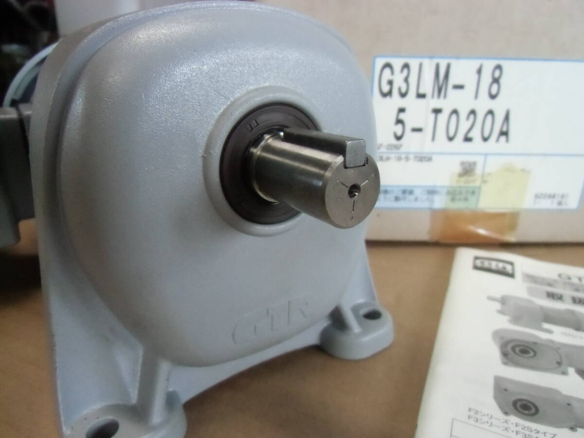 niseiGTRgi ярд motor модель G3LM-18-5-T020A 200V 0.2Kw RATIO 5:1 не использовался товары долгосрочного хранения 