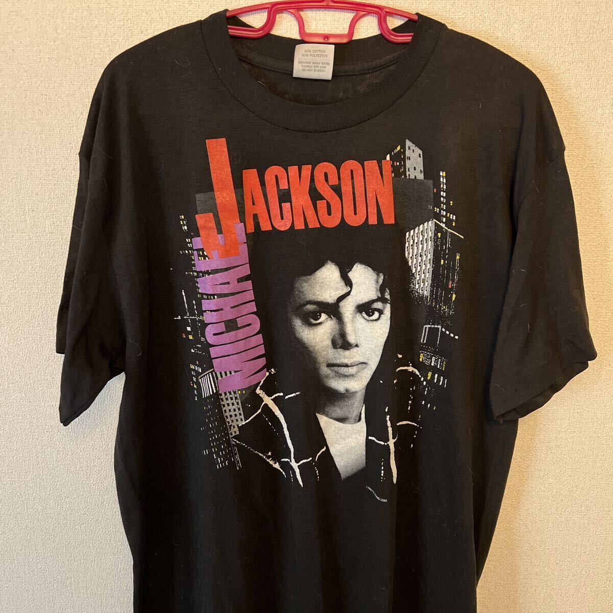  Michael * Jackson Michael Jackson BAD TOUR 1988 JAPAN TOUR футболка X LARGE размер 