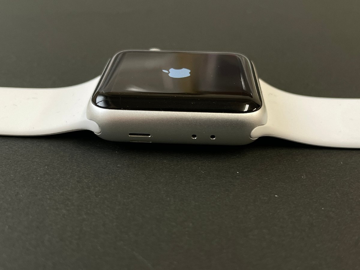 1円スタート☆【Apple Watch】アップルウォッチ 3 Silver 38mm White Band MTEY2J/A A1858 8GB 質屋 ユニオン 中古A品_画像4