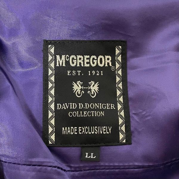 McGREGOR マックレガー×英・MOON社 ハウスチェック柄ミリタリージャケット LL 極美品 C014_画像7