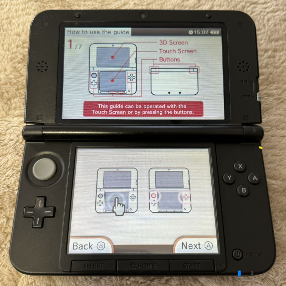 Nintendo Louvre 3DSXL [SPR-001(-06)] 開発用実機 展示用 非売品 ルーヴル美術館仕様_画像5