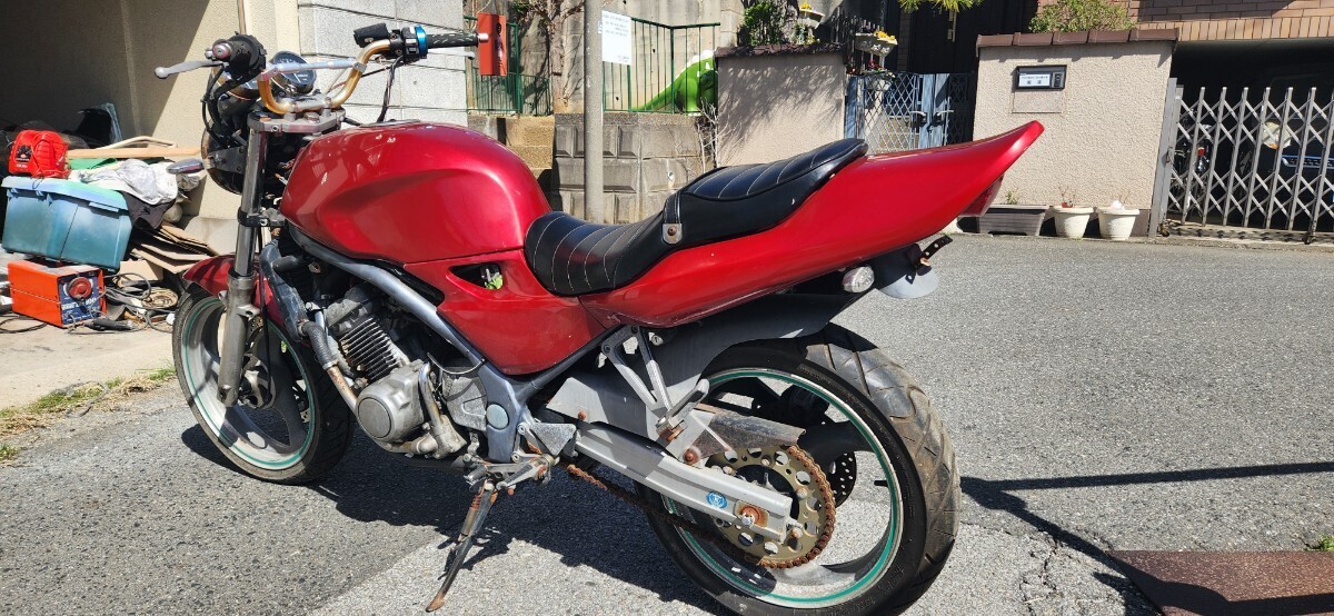 カワサキ バリオス ZR250A 不動 ベース 部品取り_画像4