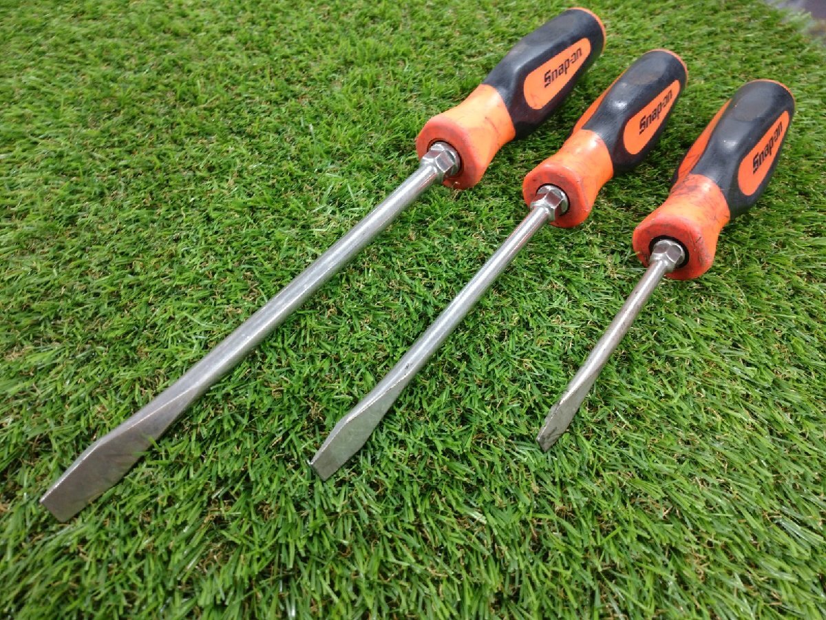 ◇中古◇ Snap-on スナップオン ドライバー 6本セット オレンジ ◇中古◇ Snap-on スナップオン ドライバー 6本セット オレンジ