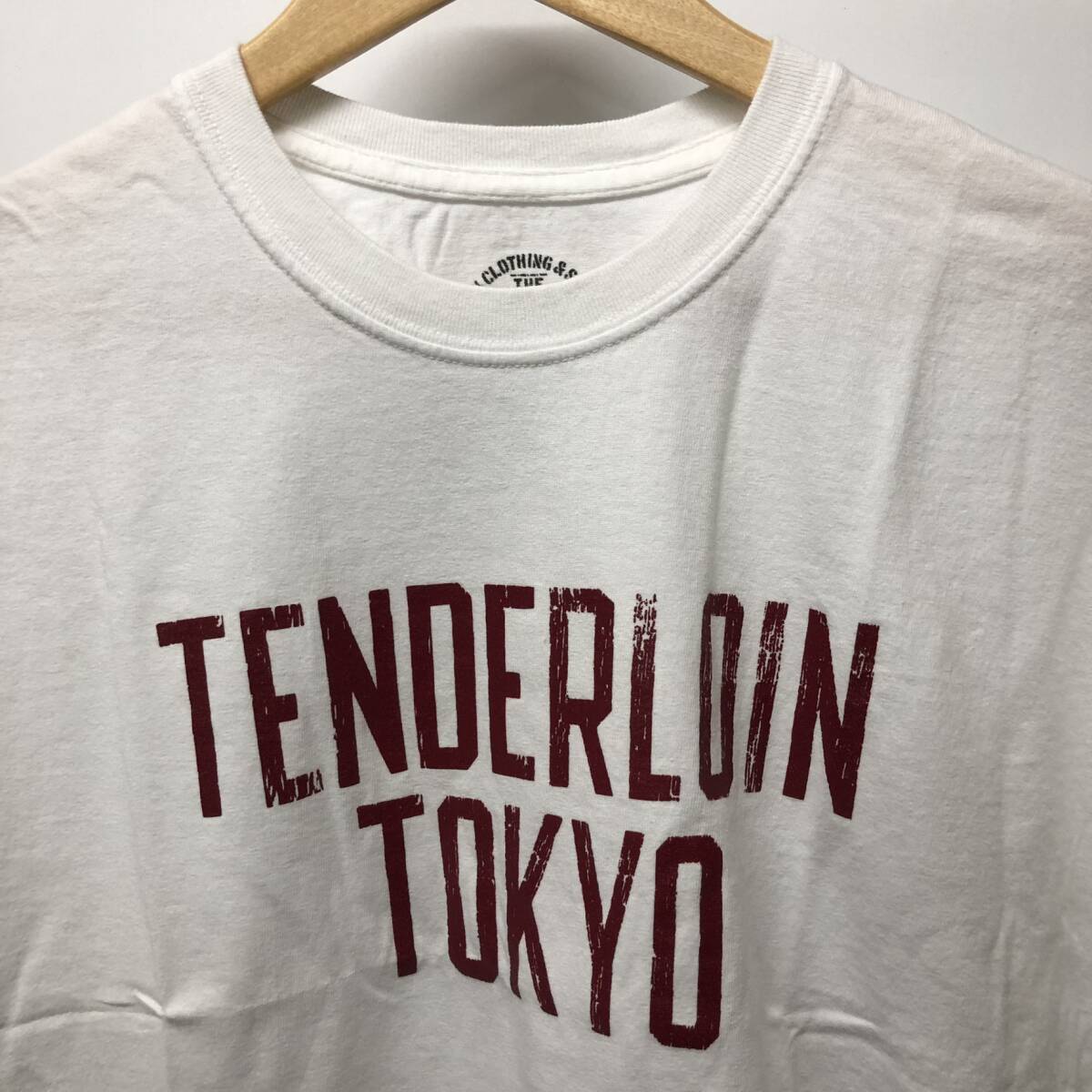 【未使用・極美品】テンダーロイン TENDERLOIN TOKYO T-TEE Tシャツ サイズXL 白 ホワイト_画像2