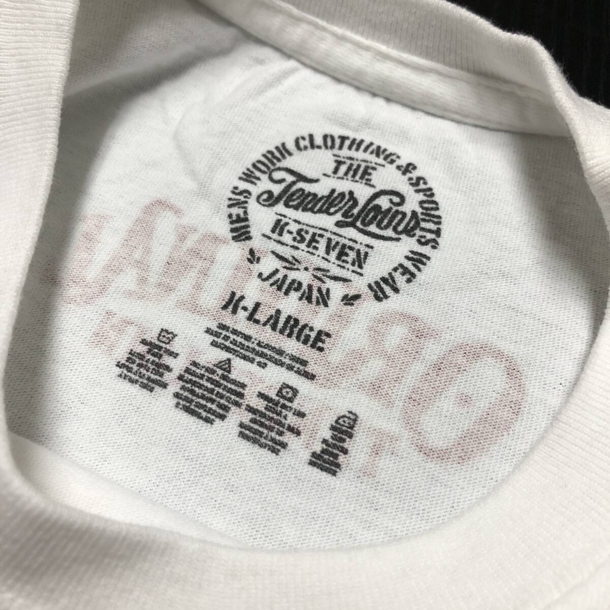 【未使用・極美品】テンダーロイン TENDERLOIN TOKYO T-TEE Tシャツ サイズXL 白 ホワイト_画像4