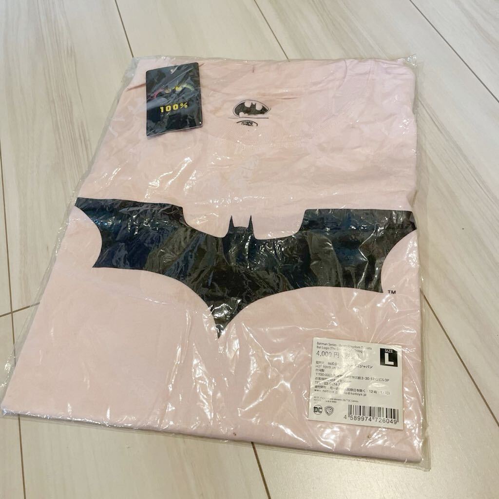 Tシャツ バットマン Lサイズ batman ピンク ホットトイズジャパン メンズ 新品 未使用 半袖 トップス H_画像1
