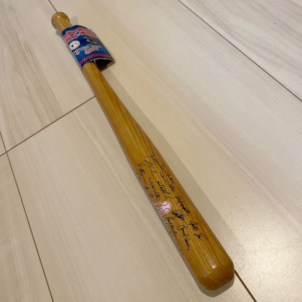 mini bats collectible WINCRAFT sports MLBP 1999 木製バット 野球 サイン コレクション 美品 ミニバッド Hの画像1