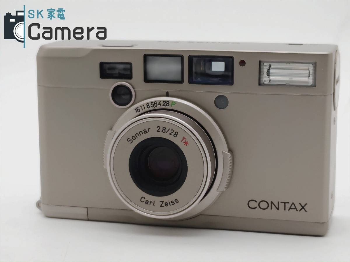 CONTAX Tix Sonnar 28ｍｍ F2.8 T＊ コンタックス APSフィルムカメラ 美品_画像1