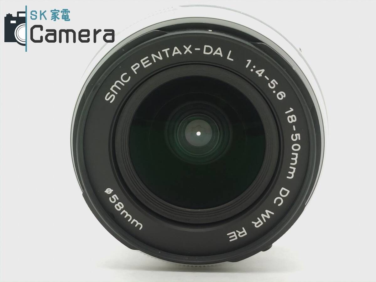 PENTAX SMC PENTAX-DAL 18-50ｍｍ F4-5.6 DC WR RE ホワイト ペンタックス 美品の画像3