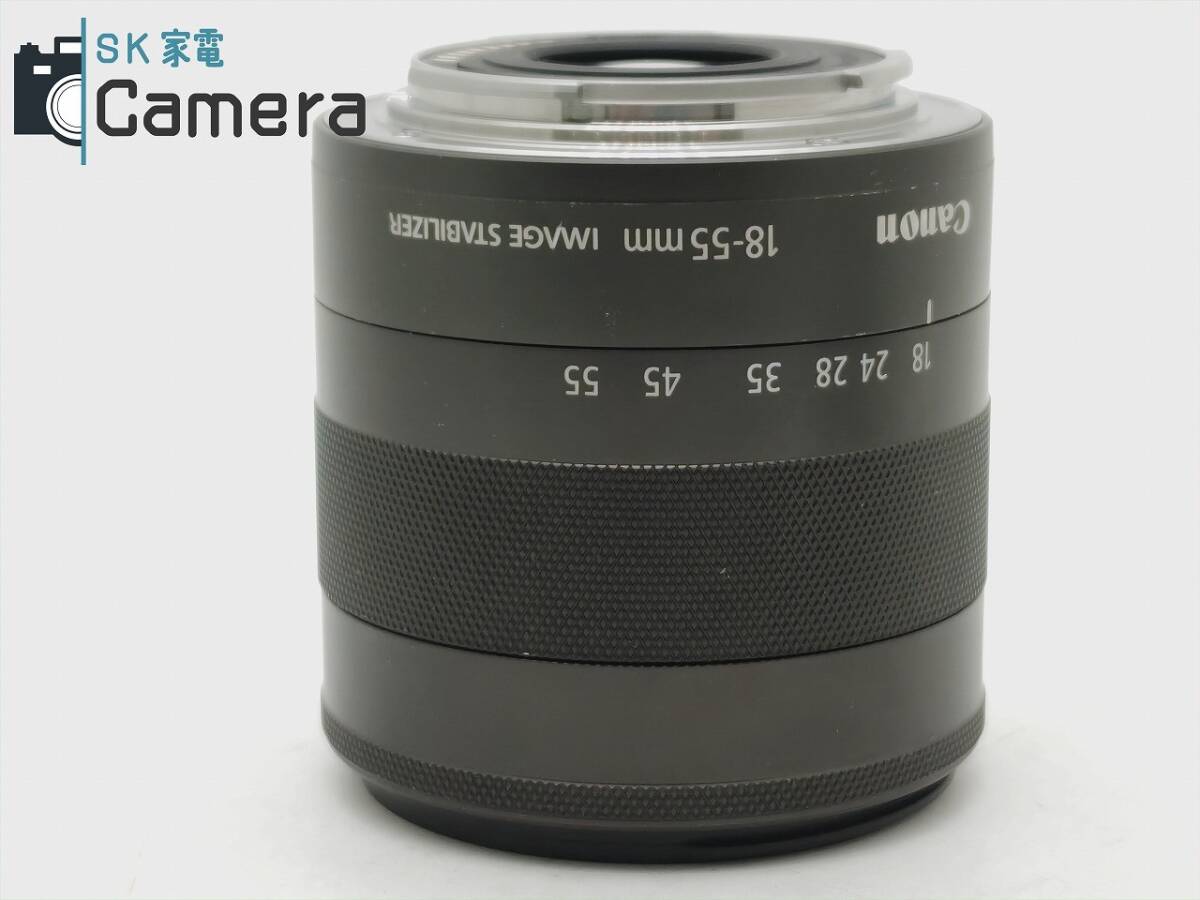 Canon EF-M 18-55ｍｍ F3.5-5.6 IS STM キャップ フィルター付 キャノン_画像5