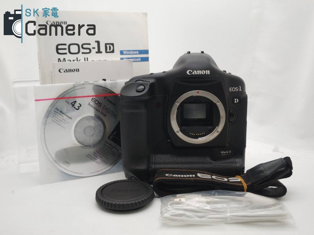 Canon EOS-1 D Mark II DIGITAL Ⅱ キャノン 説明書 ストラップ 付 電池は寿命