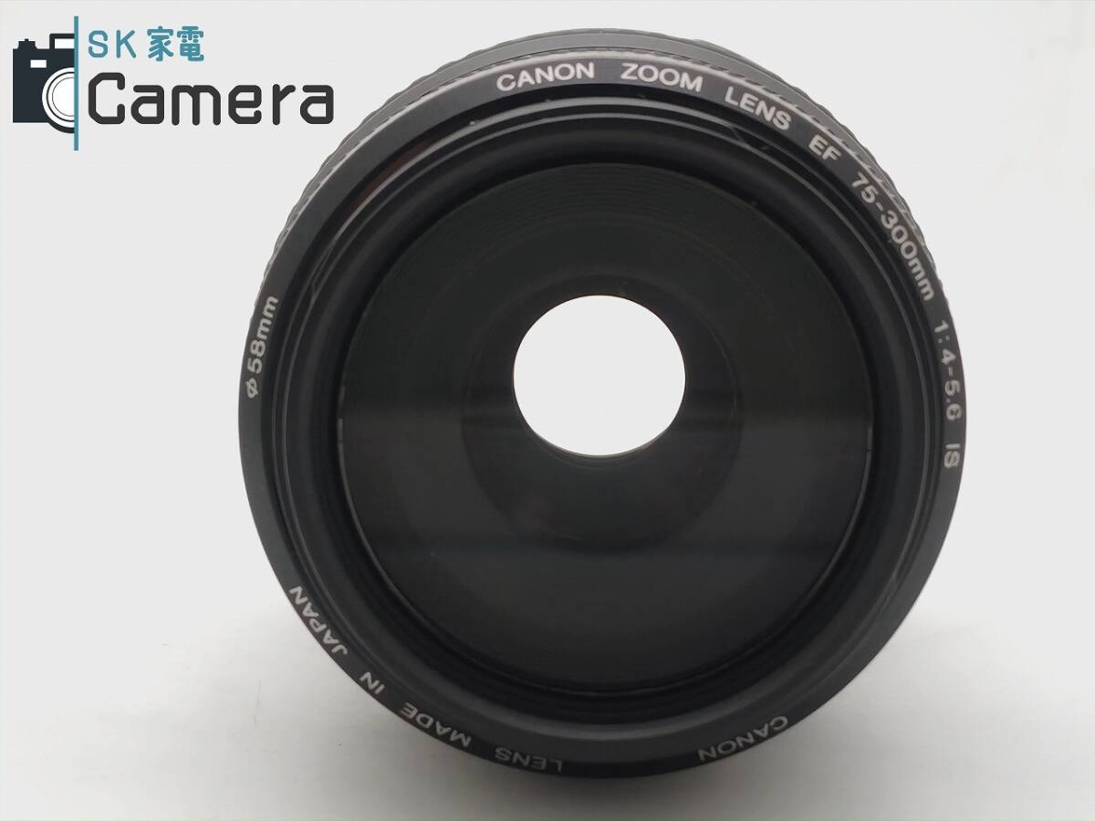 Canon EF 75-300ｍｍ F4-5.6 IS USM キャノン キャップ付き 美品の画像3