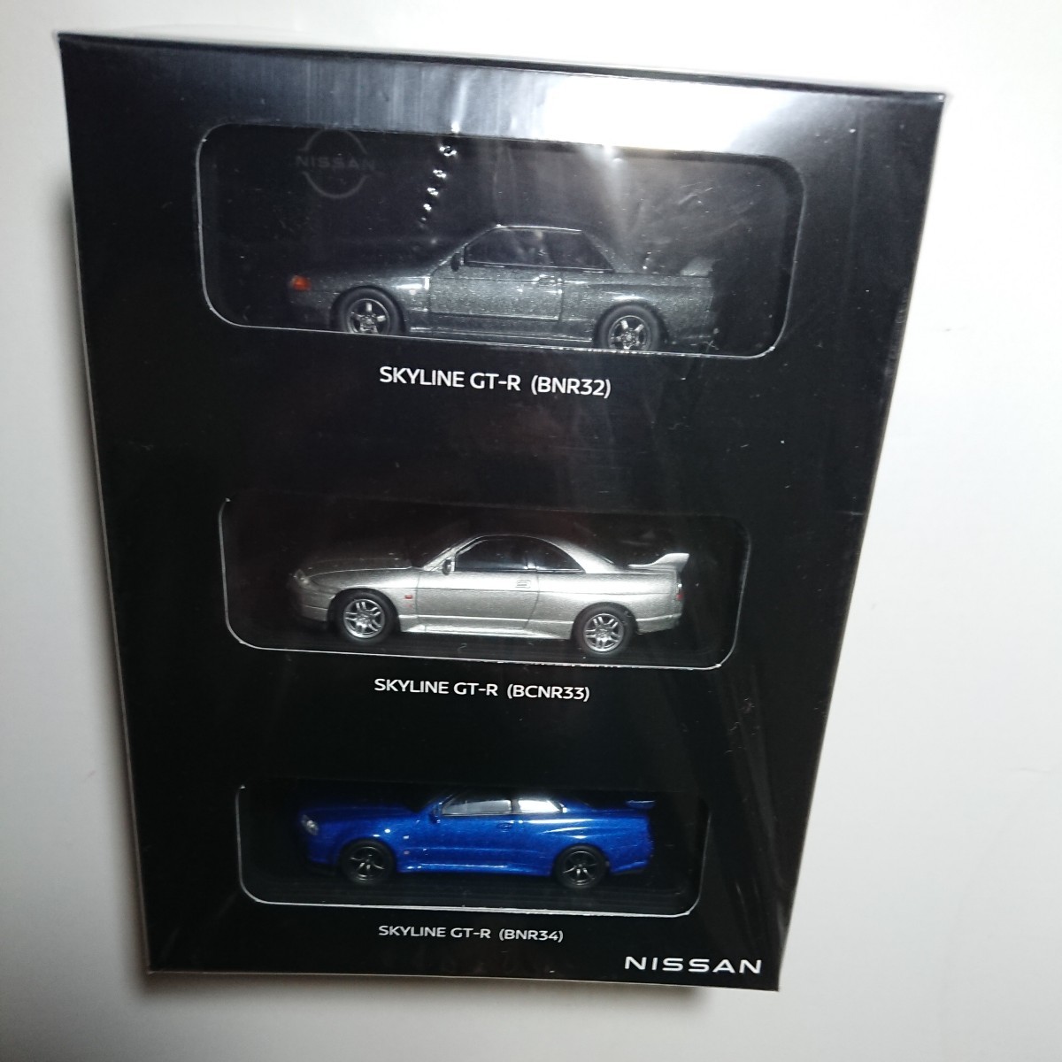 1/64 大阪オートメッセ限定 日産 スカイライン GT-R R32 R33 R34 3台セット SKYLINE NISSAN LBWK 京商 ？ miniGT ？ TSM_画像1