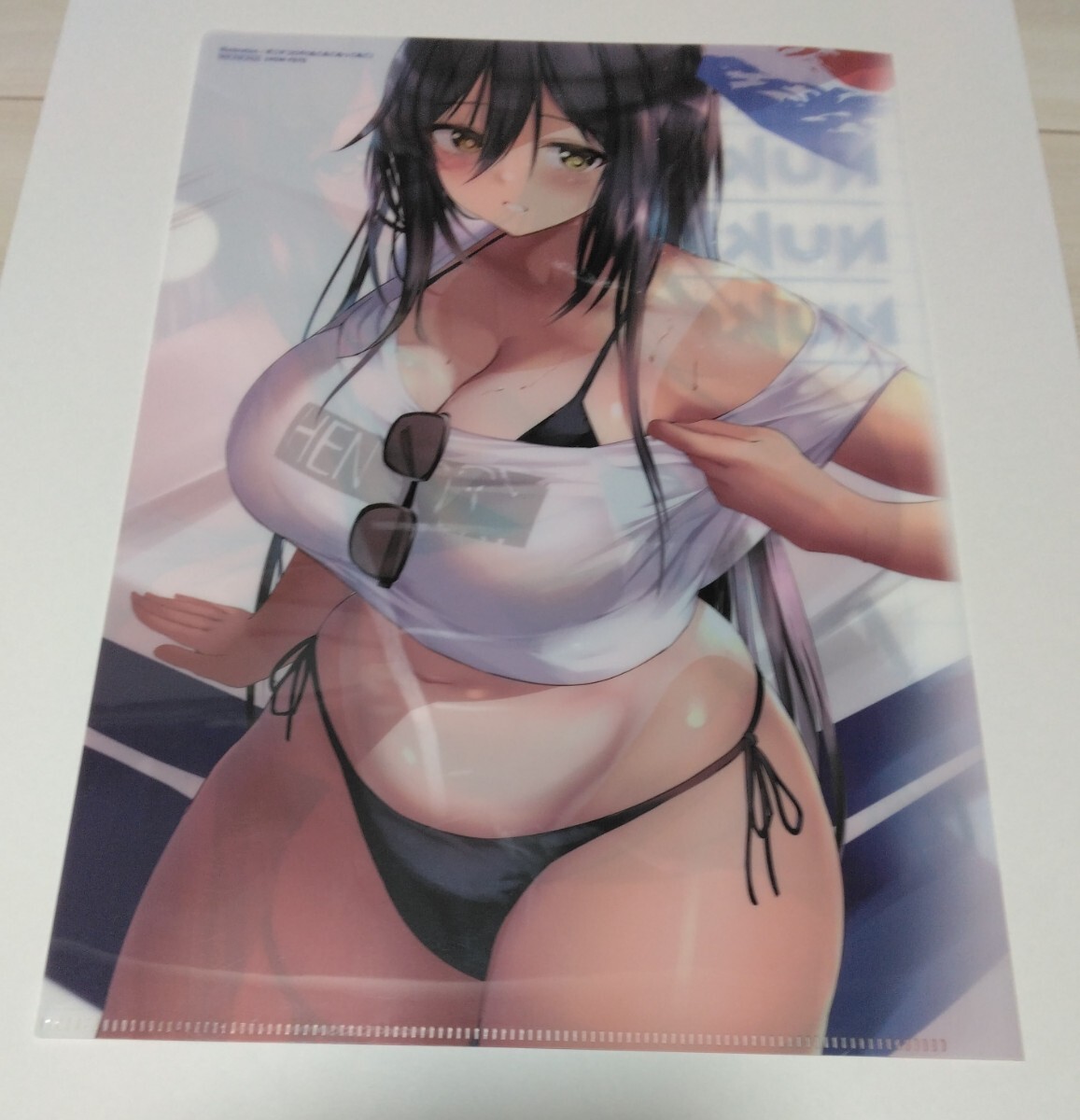 A4 clear file ponitekoro.