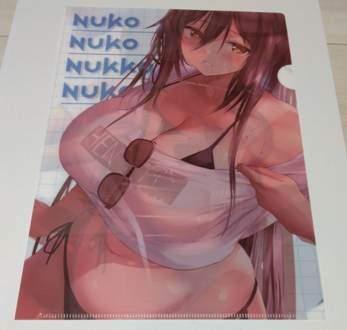 A4 clear file ponitekoro.