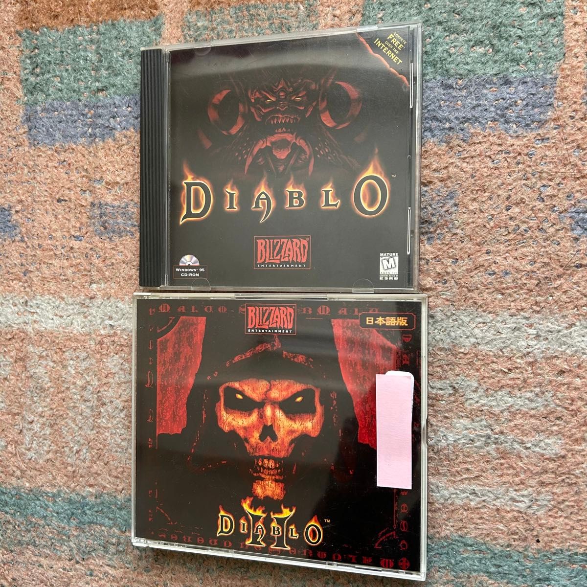 【CD-ROM】DIABLO1 DIABLO2 セット　PCゲーム