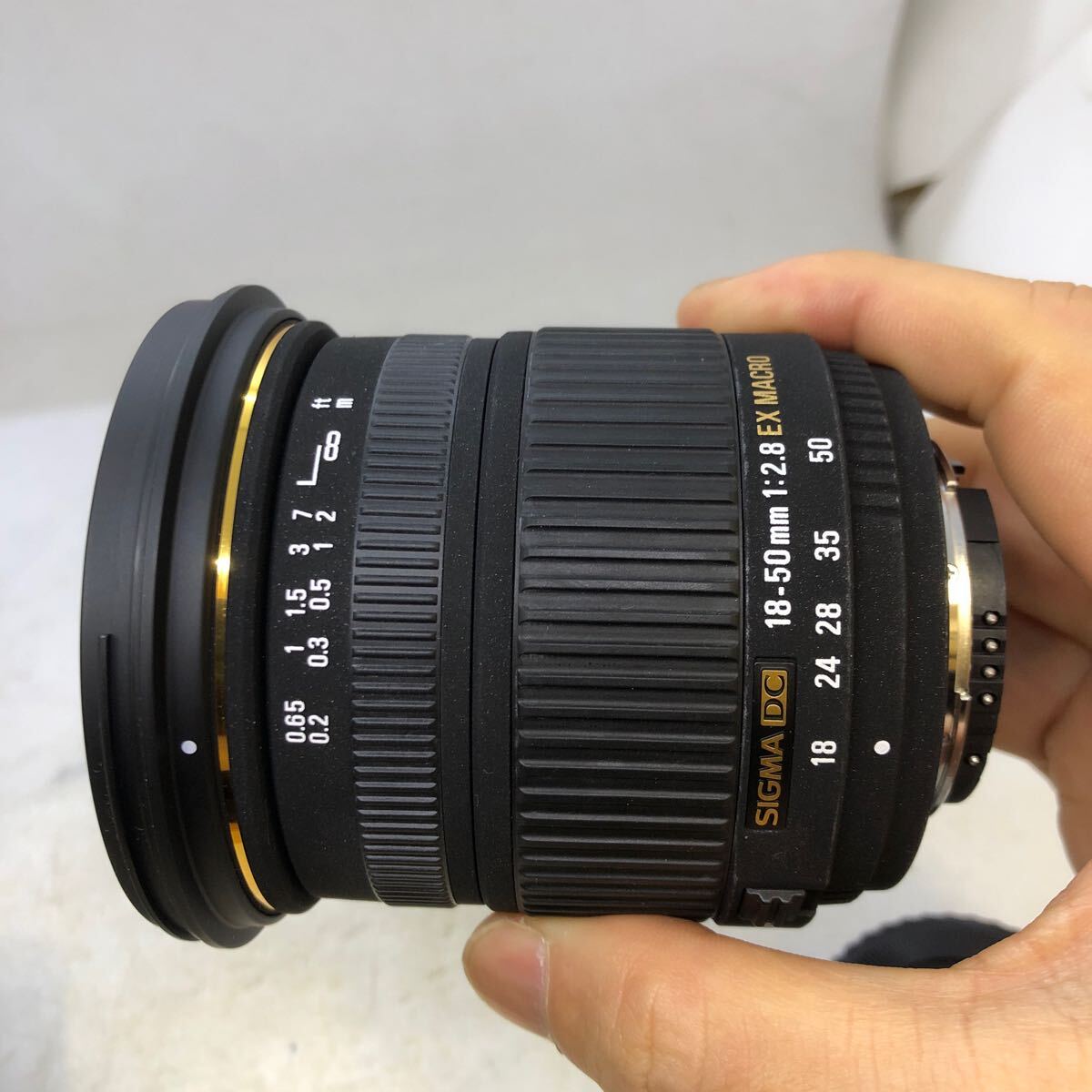 * finest quality beautiful goods * safety operation with guarantee * Sigma EX DC MACRO 18-50mm F2.8 Nikon/ Nikon F mount for exchange lens * finest quality optics * macro attaching!*