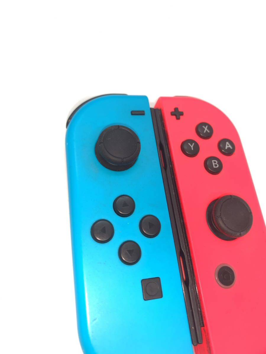 動作問題なし Nintendo Switch Joy-Con ネオンレッド ブルー ジョイコン 63の画像3
