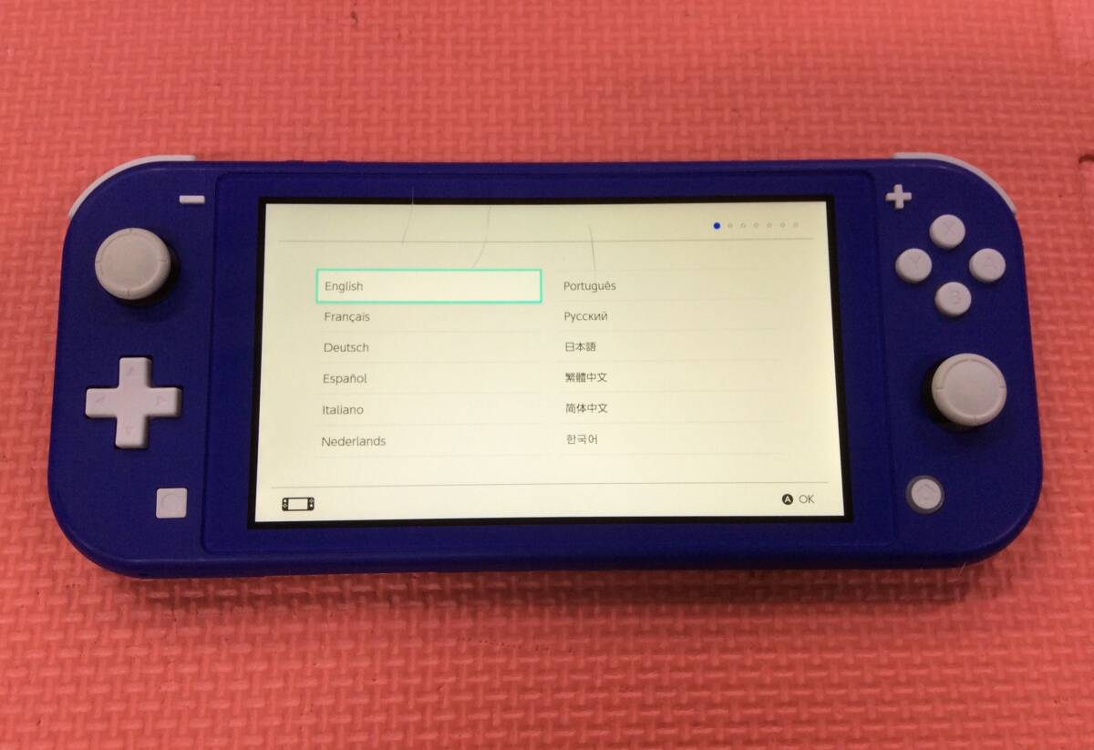 GM3820/60/0】故障品☆ジャンク☆Nintendo Switch Lite☆ブルー GM3820/60/0】故障品☆ジャンク☆Nintendo Switch Lite☆ブルー