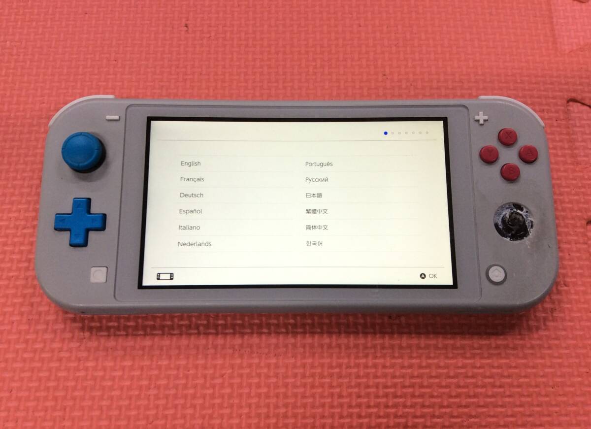 GM3818/60/0】故障品☆ジャンク☆Nintendo Switch Lite 本体☆ザシアン