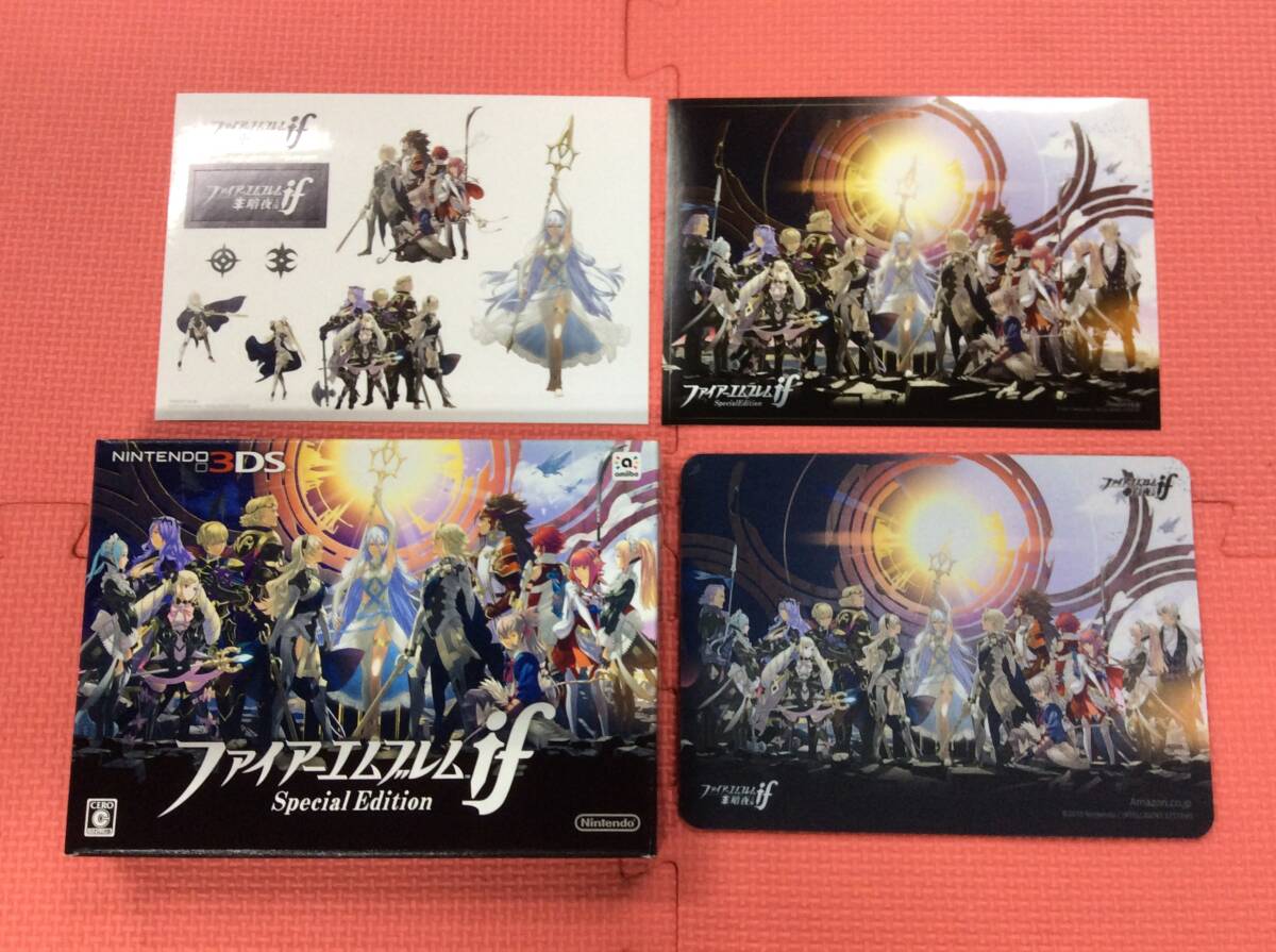 [GM3949/60/0]3DS soft * Fire Emblem if Special Edition* soft unopened * Byakuya kingdom *. night kingdom * Nintendo * with special favor *