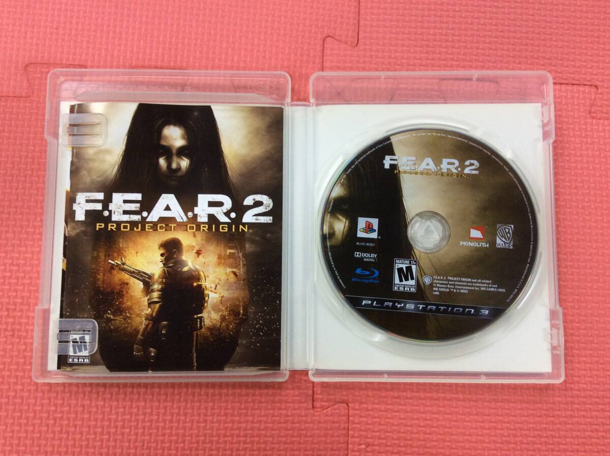 【GM3962/60/0】PS3ソフト★海外版 F.E.A.R.1＆2 2本セット★ホラーFPS★FEAR★フィアー★Playstation3★プレイステーション3★説明書付き_画像7