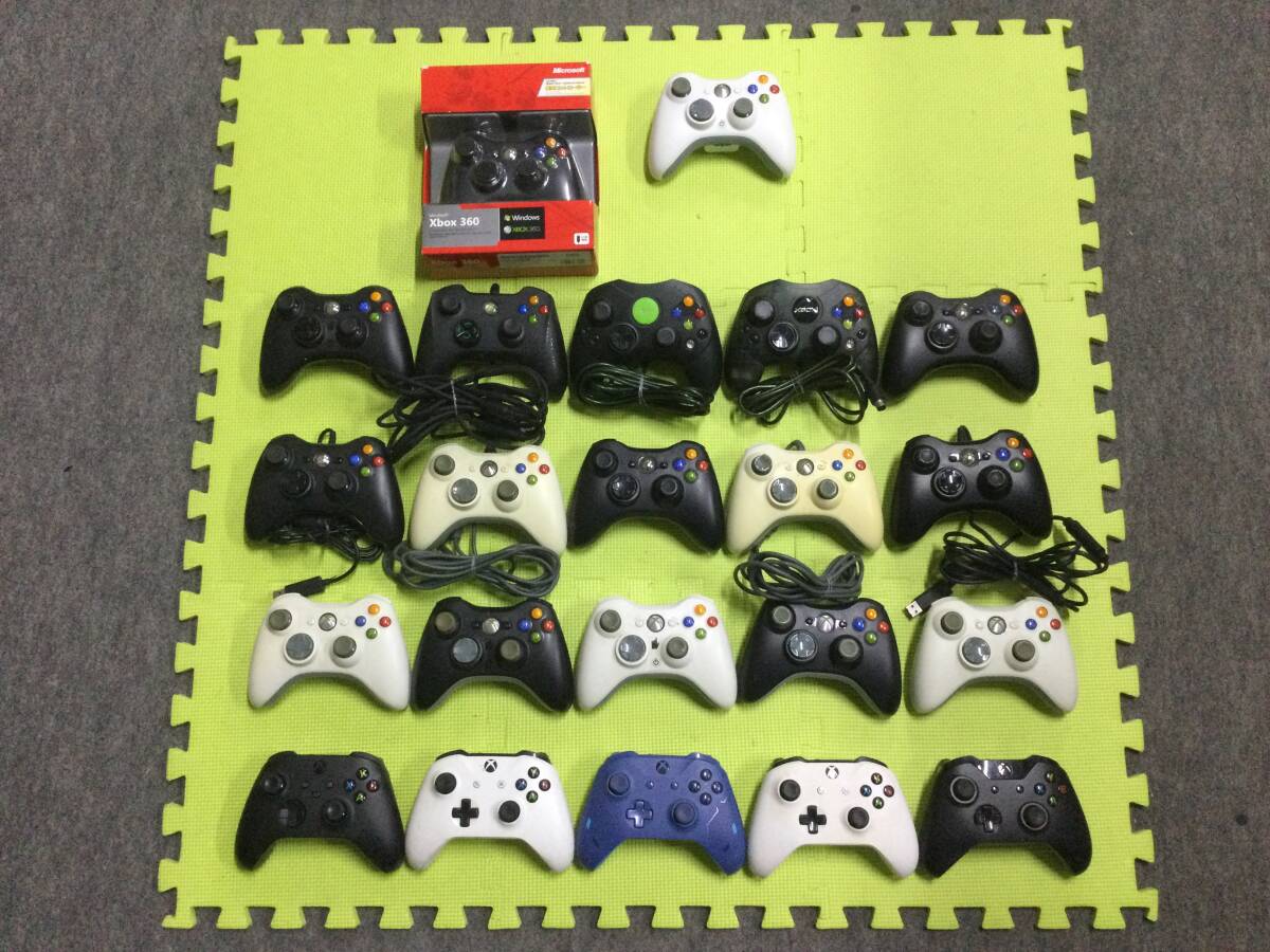 [N4951/100/0] Junk *XBOX360*XBOX* controller * total 22 piece rom and rear (before and after) * large amount * summarize * set * X box *XBOX ONE*