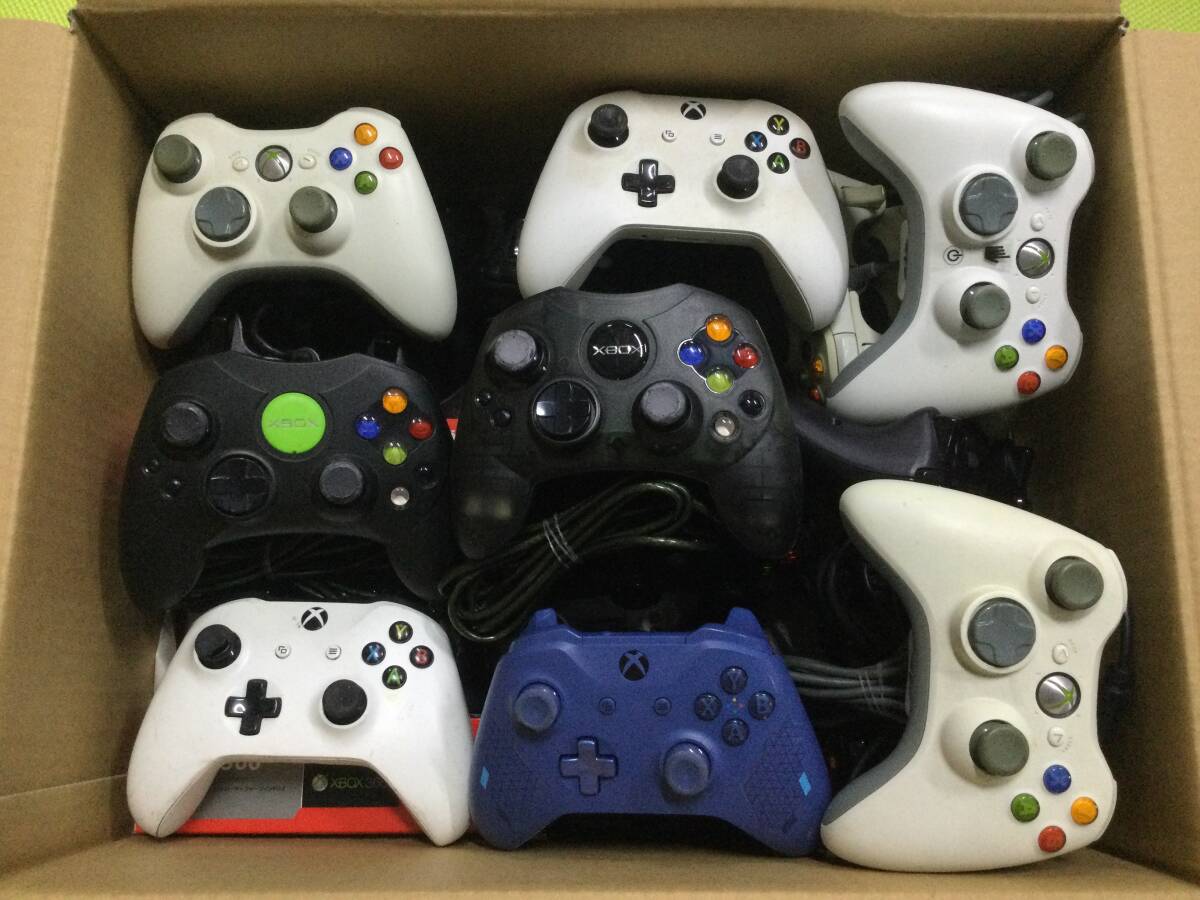 [N4951/100/0] Junk *XBOX360*XBOX* controller * total 22 piece rom and rear (before and after) * large amount * summarize * set * X box *XBOX ONE*