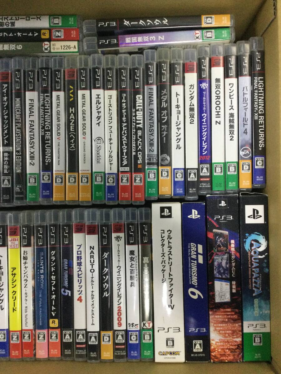 [GF8593/120/0] Junk *PS3* PlayStation 3* soft * total 76ps.@ rom and rear (before and after) * large amount * summarize * set * Street Fighter Ⅳ* One Chanbara Z* other 