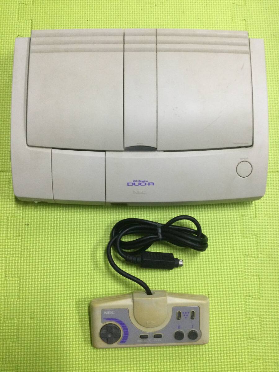 [GN4952/100/0] Junk *NEC PC Engine DUO-R body set * Duo R*PC engine *pi-si- engine *SUPER CD ROM2* retro * game machine *