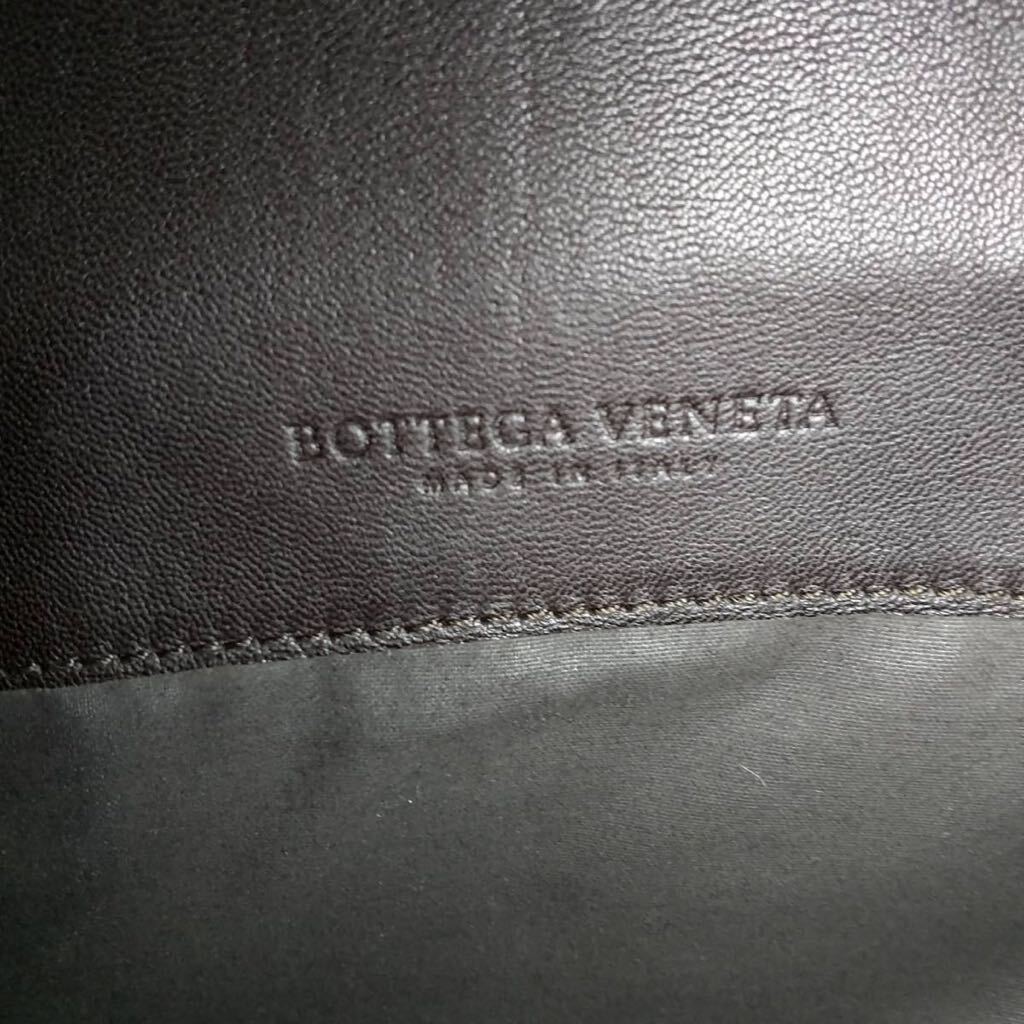 1円【定価50万！未使用級】BOTTEGA VENETA ボッテガヴェネタ ビジネスバッグ トートバッグ レザー イントレチャート ブラウン 正規品の画像9