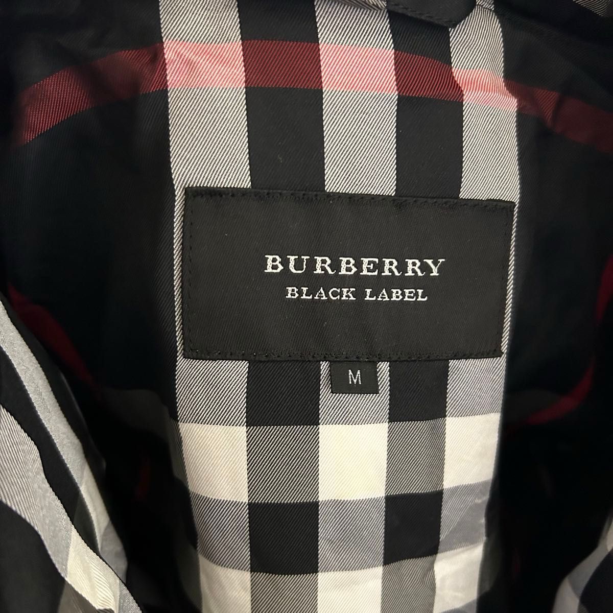 肉厚 2way BURBERRY BLACK LABEL  ダウンジャケット