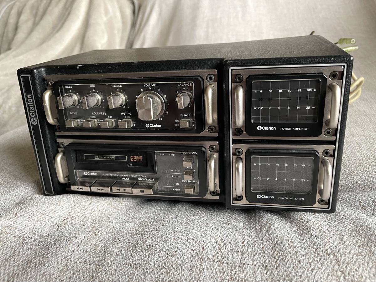 Clarion car stereo cassette deck indicator G series City Clarion car stereo cassette deck indicator G series City