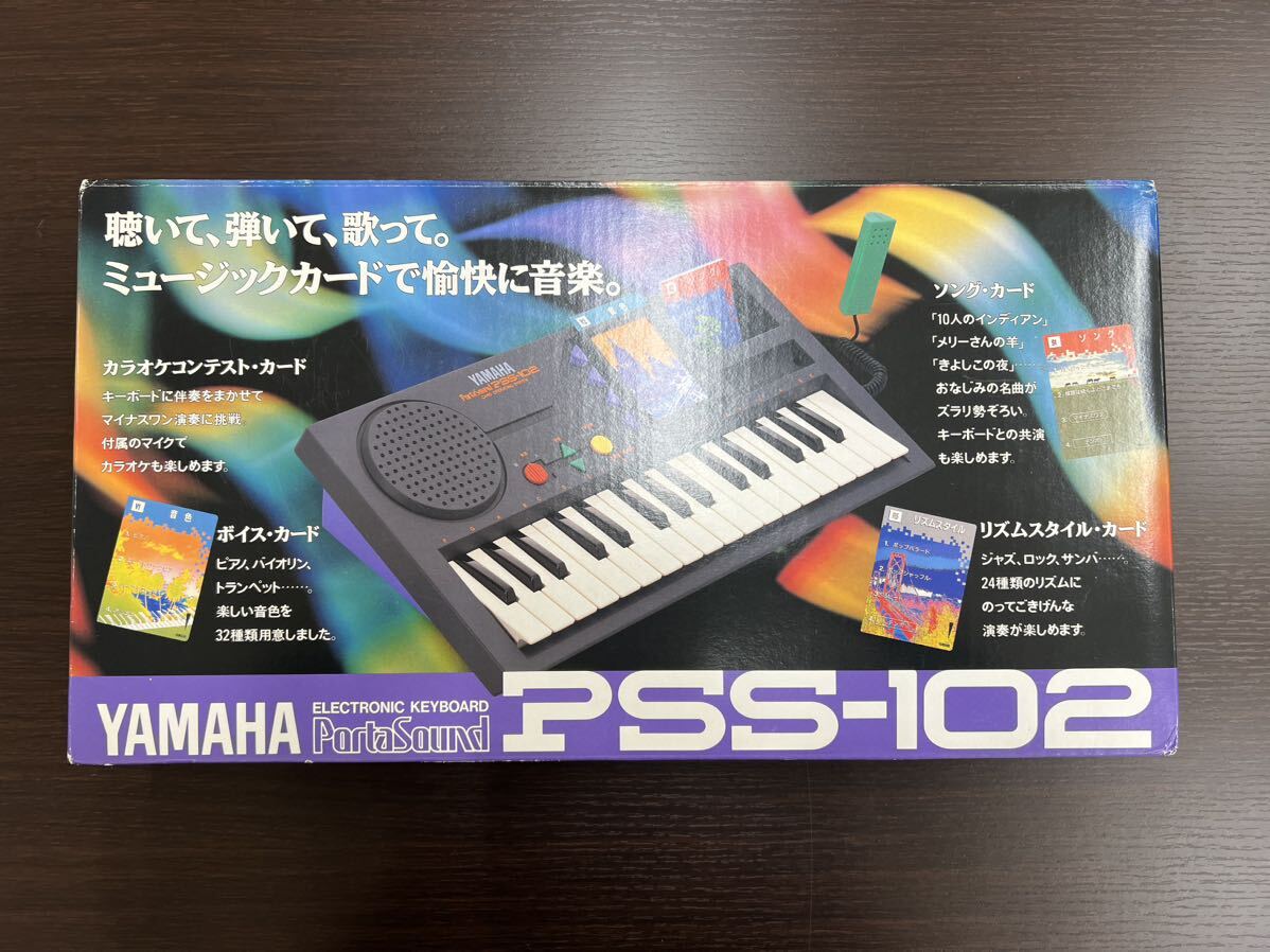 YAMAHA ヤマハ エレクトロニックキーボード PortaSound PSS-102ミニキーボード 電子キーボード _画像1