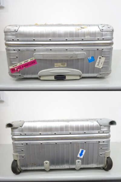 RIMOWA リモワ TOPAS JUMBO TROLLEY トパーズ ジャンボ トロリー 930.70 2輪 スーツケース キャリーケース 82L シルバー 銀_画像4