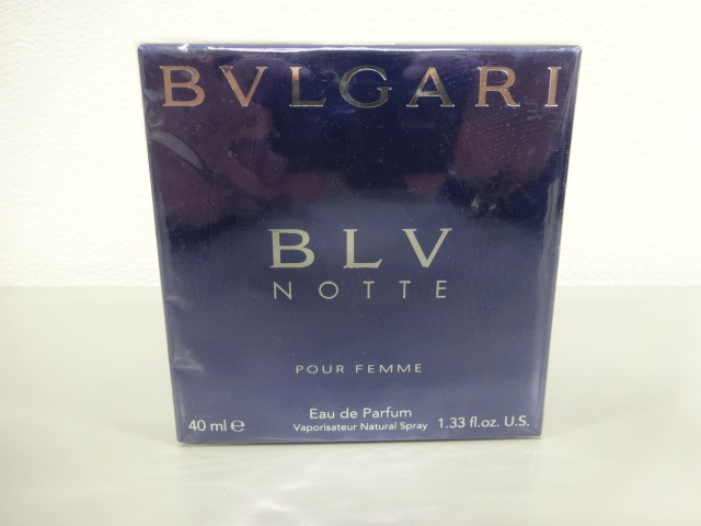 新品 未開封品 BVLGARI ブルガリ BLV NOTTE POUR FEMME ブルー ノッテ プールファム 40ml オードパルファム EDP 香水 フレグランス_画像1